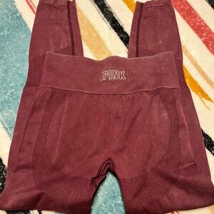 PINK Victoria's Secret  Leggings - Deep Plum